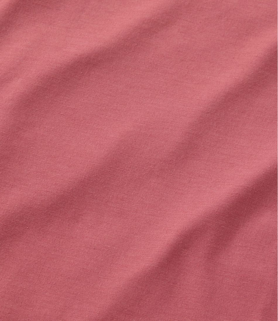 L.L.Bean | Men's Comfort Stretch Performance® Pima Tee, Long-Sleeve Henley