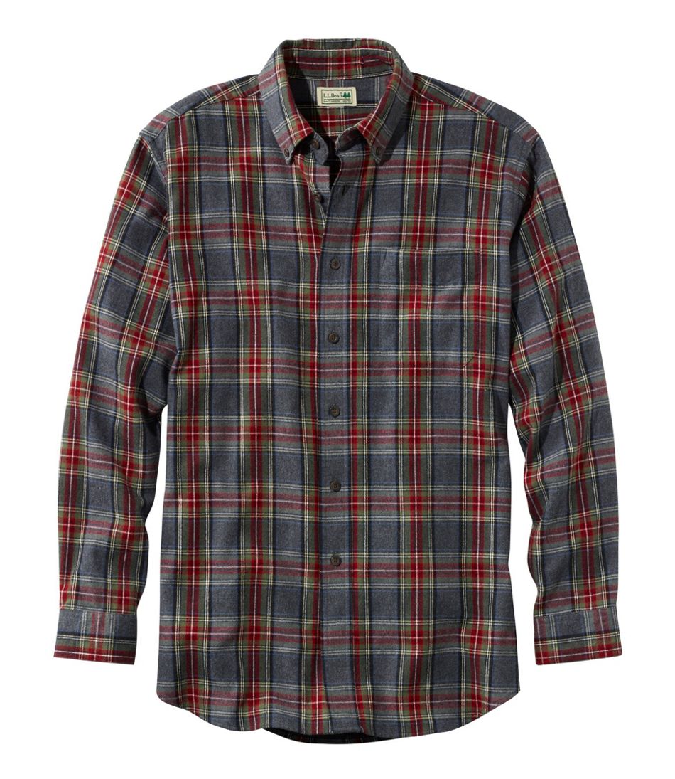 L.L.Bean | Men's Scotch Plaid Flannel Shirt, Slim Fit