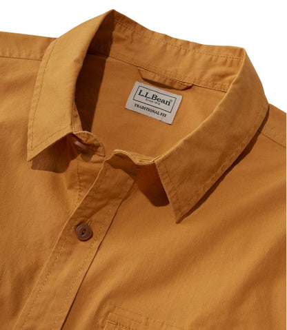 L.L.Bean | Men's Riverton Ripstop Shirt, Long-Sleeve, Traditional Untucked Fit