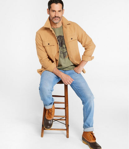 L.L.Bean | Men's Signature 1933 Chamois Cloth Shirt, Slim Fit