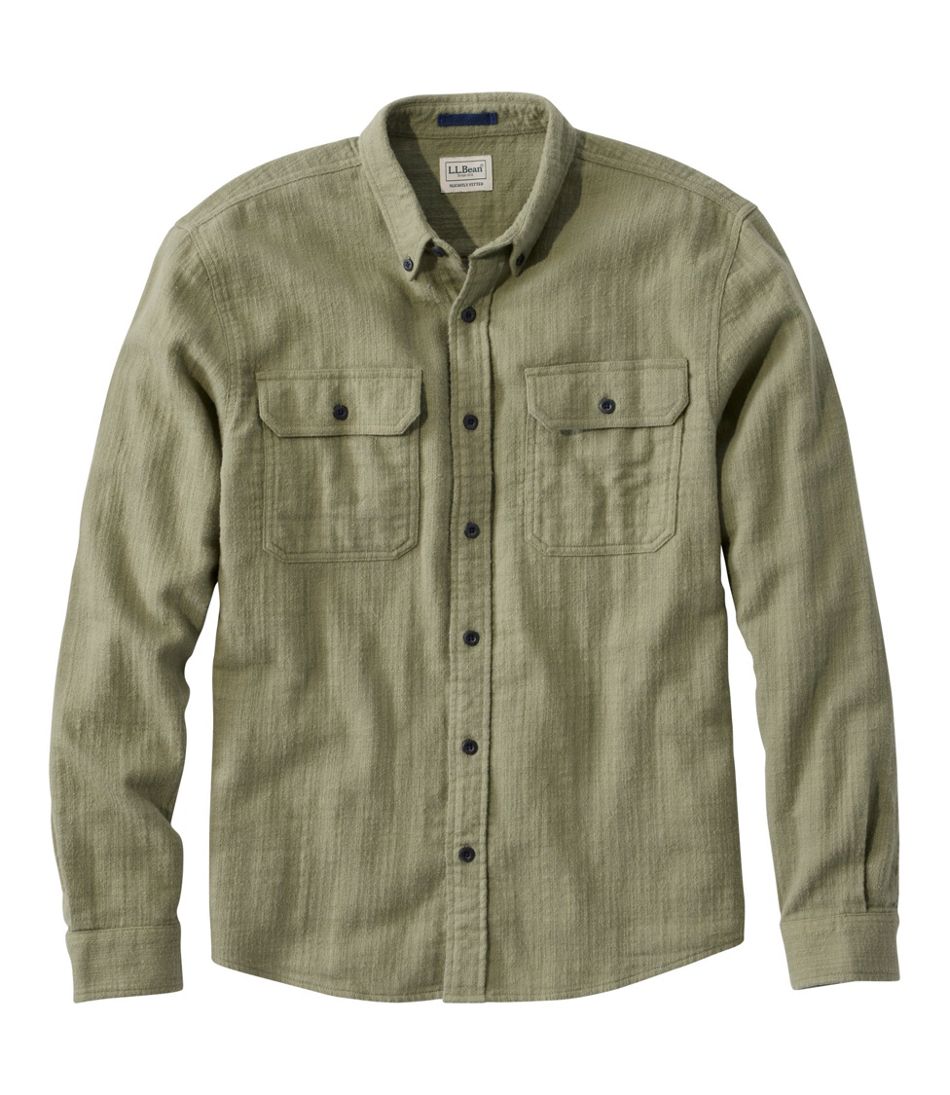 L.L.Bean | Men's 1912 Field Flannel Shirt, Slightly Fitted Untucked Fit