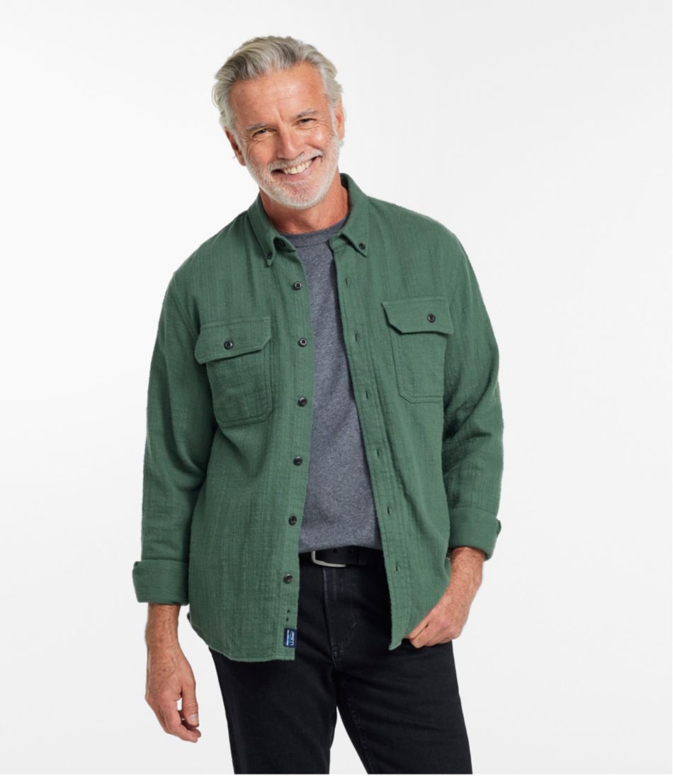 L.L.Bean | Men's 1912 Field Flannel Shirt, Slightly Fitted Untucked Fit