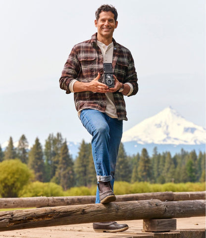 L.L.Bean | Men's Stonecoast Hemp Shirt, Long-Sleeve, Slightly Fitted Untucked Fit