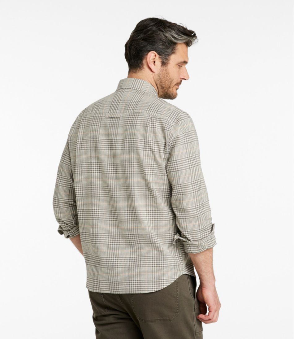 L.L.Bean | Men's Stonecoast Hemp Shirt, Long-Sleeve, Slightly Fitted Untucked Fit
