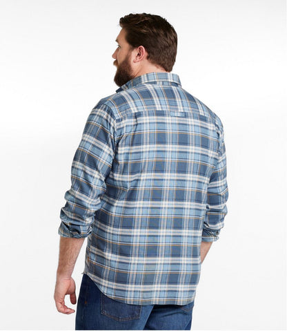 L.L.Bean | Men's Stonecoast Hemp Shirt, Long-Sleeve, Slightly Fitted Untucked Fit
