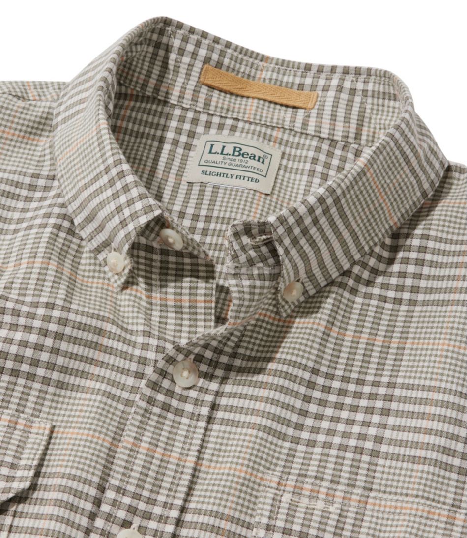 L.L.Bean | Men's Stonecoast Hemp Shirt, Long-Sleeve, Slightly Fitted Untucked Fit