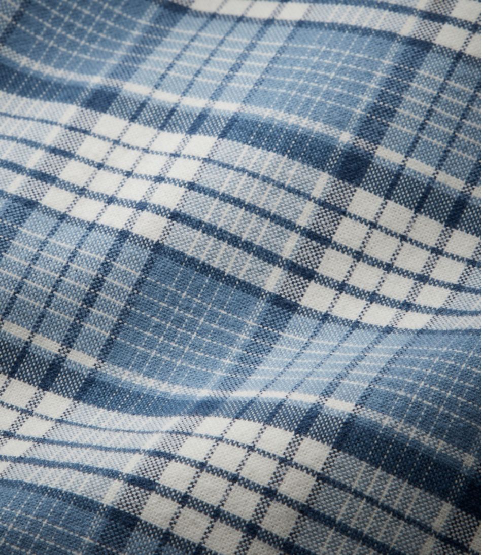 L.L.Bean | Men's Comfort Stretch® Oxford Shirt, Traditional Untucked Fit, Plaid