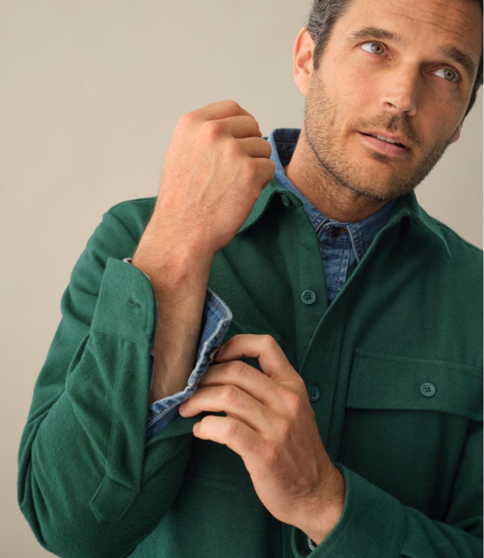 L.L.Bean | Men's Chamois Shirt, Slightly Fitted