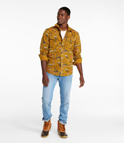 L.L.Bean | Men's Signature 1933 Chamois Cloth Shirt, Slim Fit, Pattern