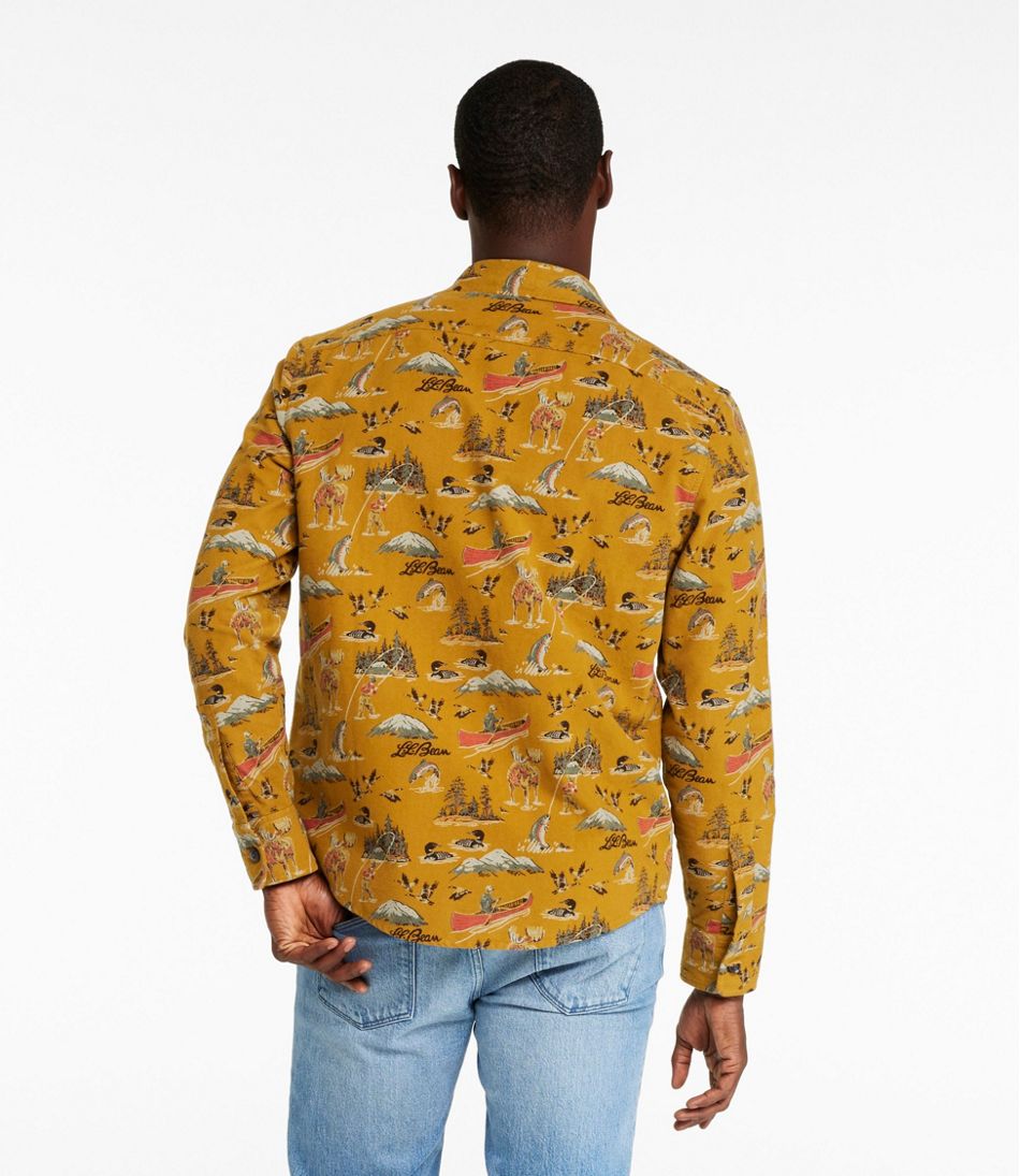 L.L.Bean | Men's Signature 1933 Chamois Cloth Shirt, Slim Fit, Pattern