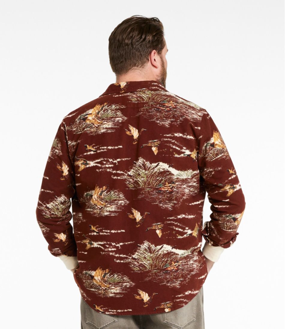 L.L.Bean | Men's Signature 1933 Chamois Cloth Shirt, Slim Fit, Pattern