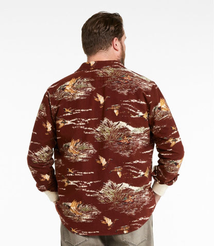 L.L.Bean | Men's Signature 1933 Chamois Cloth Shirt, Slim Fit, Pattern
