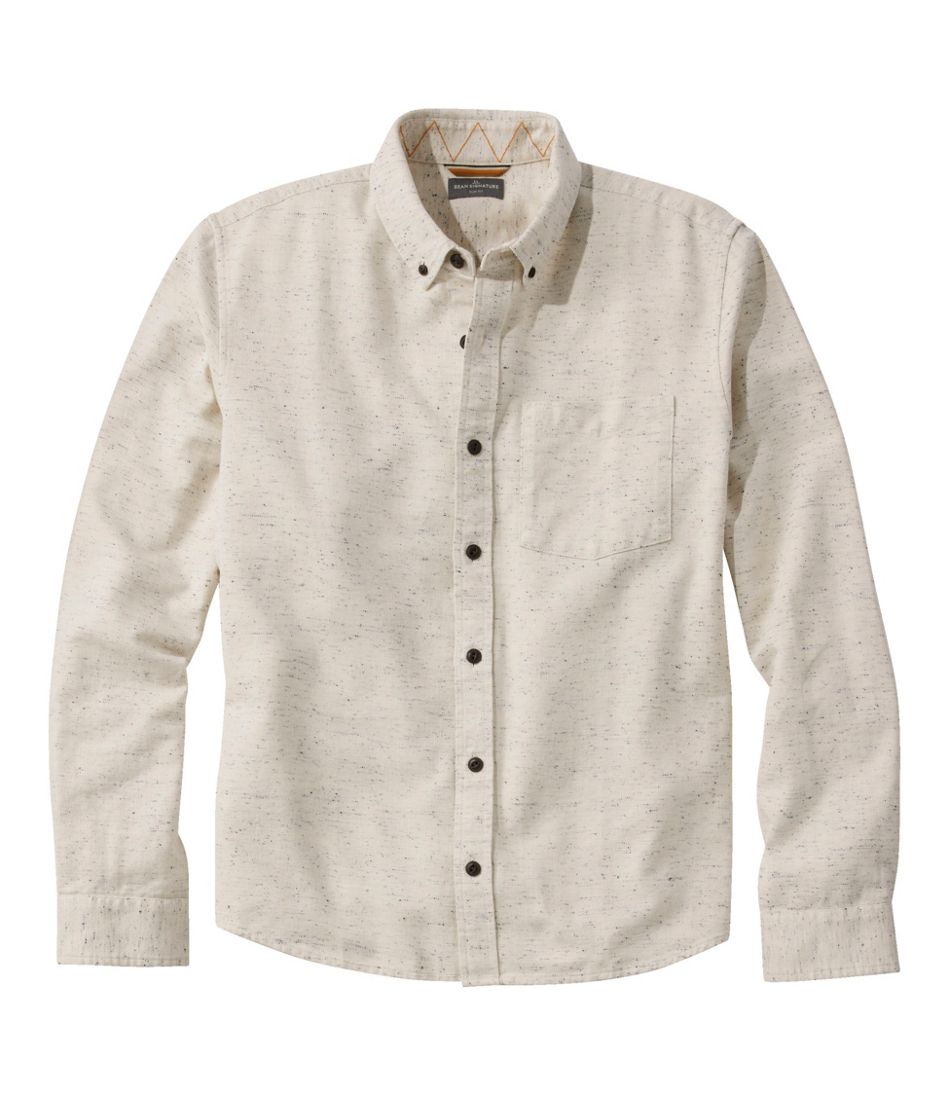 L.L.Bean | Men's Signature Donegal Woven Shirt, Long-Sleeve