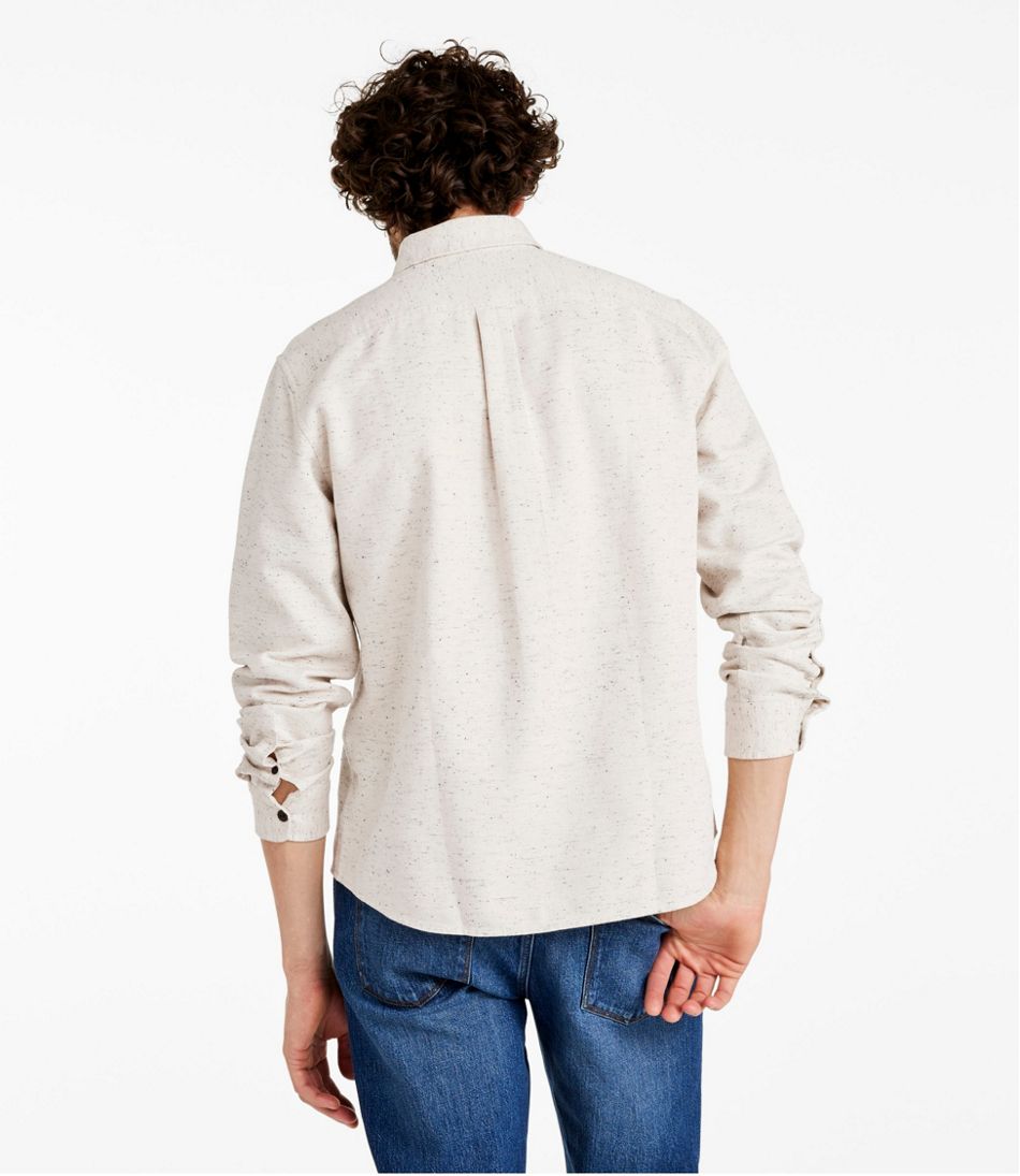 L.L.Bean | Men's Signature Donegal Woven Shirt, Long-Sleeve