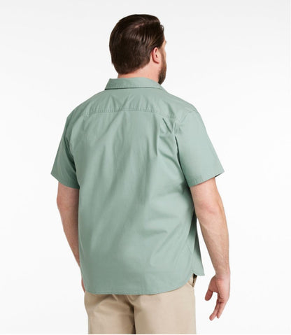 L.L.Bean | Men's Riverton Ripstop Shirt, Short-Sleeve, Traditional Untucked Fit
