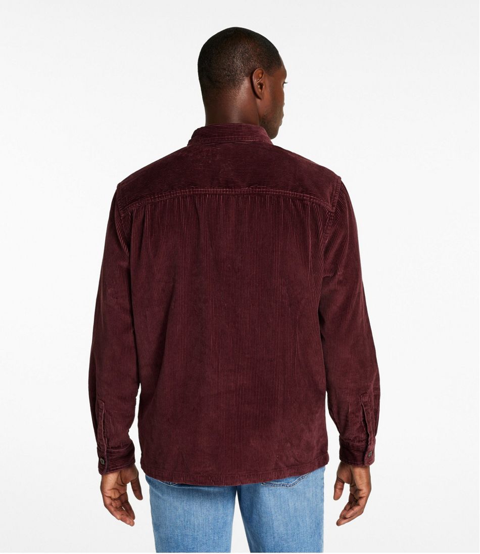 L.L.Bean | Men's Rangeley Corduroy Shirt, Slightly Fitted