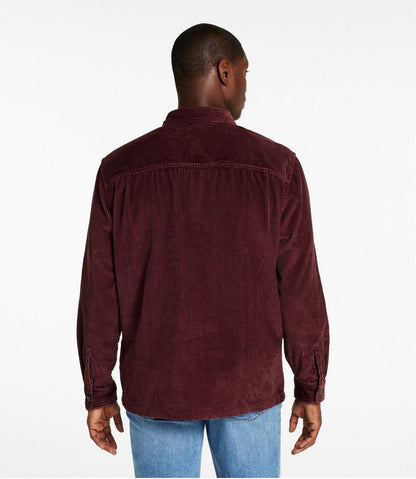 L.L.Bean | Men's Rangeley Corduroy Shirt, Slightly Fitted