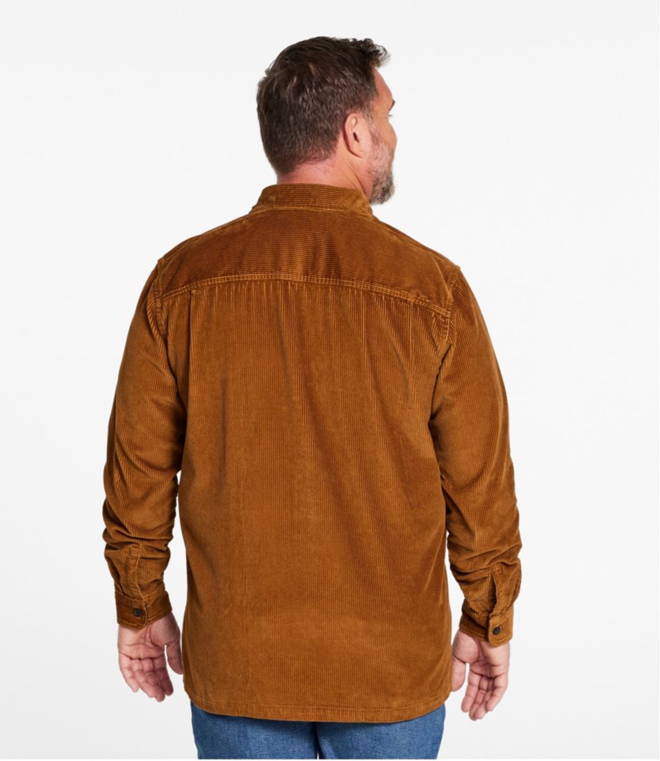 L.L.Bean | Men's Rangeley Corduroy Shirt, Slightly Fitted