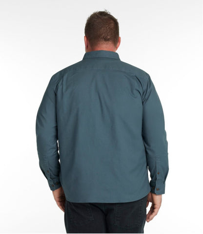 L.L.Bean | Men's BeanFlex® Twill Shirt, Slightly Fitted Untucked Fit, Long-Sleeve