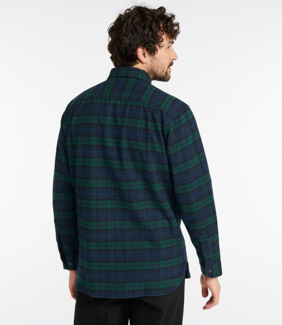 L.L.Bean | Men's Chamois Shirt, Slightly Fitted, Plaid