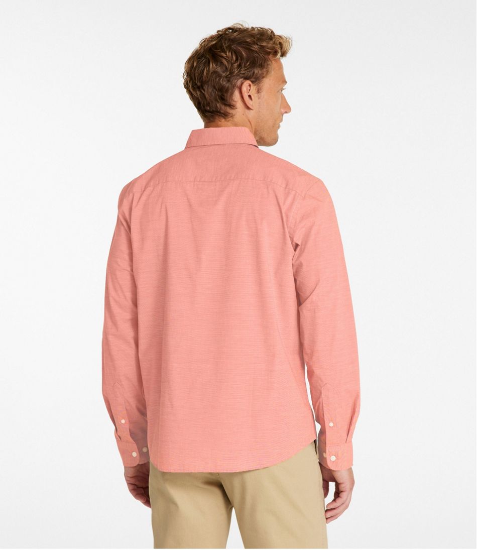 L.L.Bean | Men's Comfort Stretch Performance® Shirt, Long-Sleeve, Slightly Fitted Untucked Fit