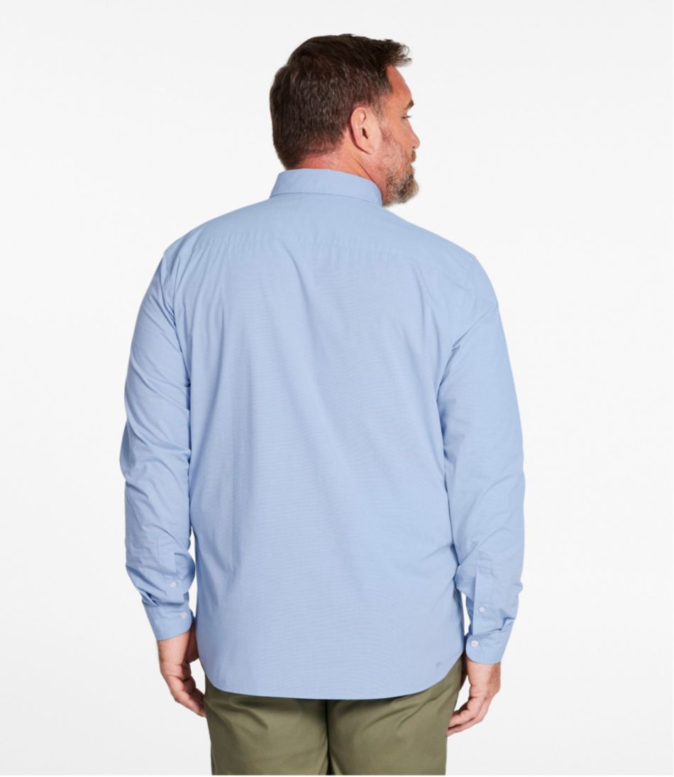 L.L.Bean | Men's Comfort Stretch Performance® Shirt, Long-Sleeve, Slightly Fitted Untucked Fit