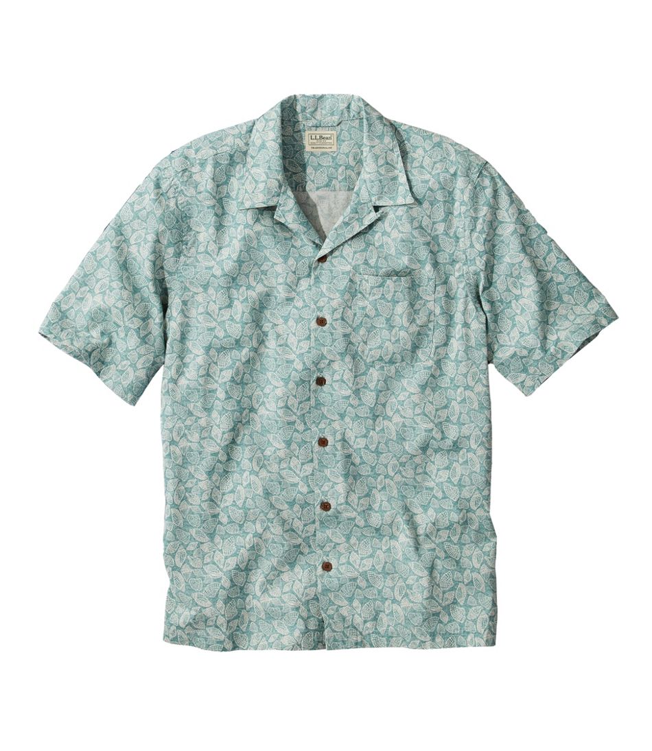 L.L.Bean | Men's Tropics Shirt, Short-Sleeve Print