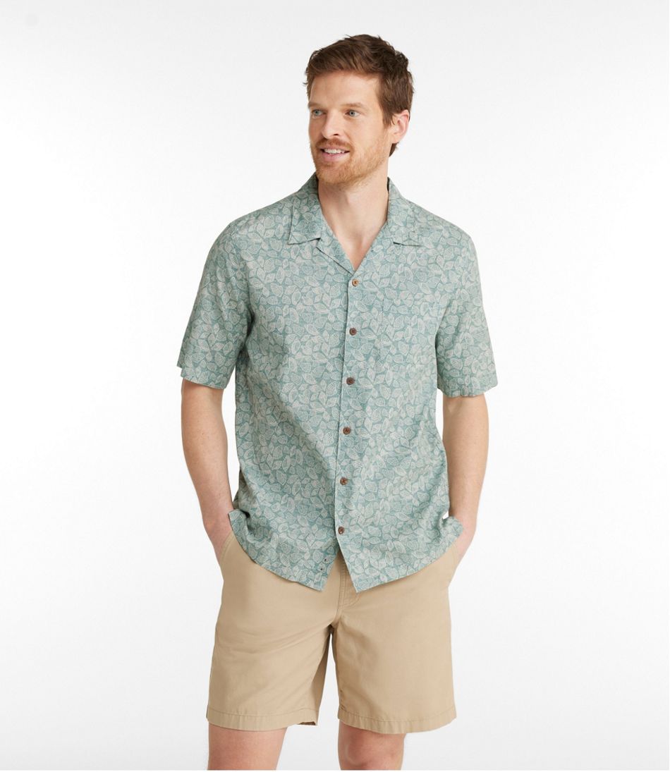 L.L.Bean | Men's Tropics Shirt, Short-Sleeve Print