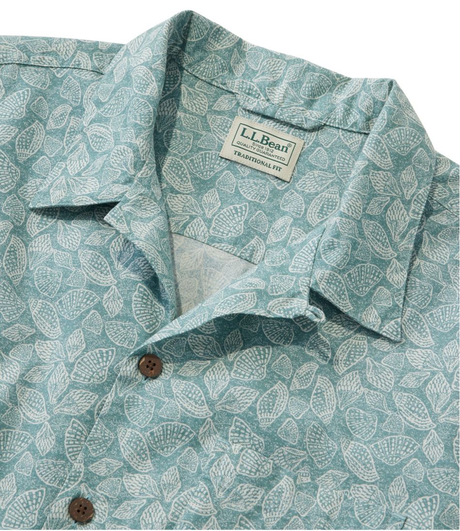 L.L.Bean | Men's Tropics Shirt, Short-Sleeve Print