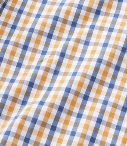 L.L.Bean | Men's Comfort Stretch Performance® Shirt, Short-Sleeve, Slightly Fitted Untucked Fit, Plaid