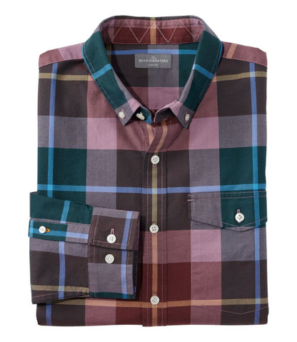 L.L.Bean | Men's Signature Premium Pima Cotton Oxford Shirt, Long-Sleeve
