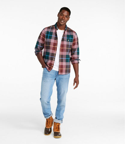 L.L.Bean | Men's Signature Premium Pima Cotton Oxford Shirt, Long-Sleeve