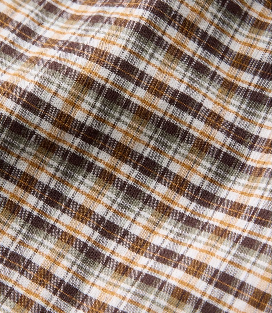 L.L.Bean | Men's Stonecoast Hemp Shirt, Short-Sleeve, Slightly Fitted Untucked Fit