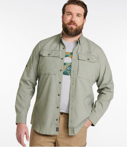 L.L.Bean | Men's No Fly Zone Shirt, Long-Sleeve