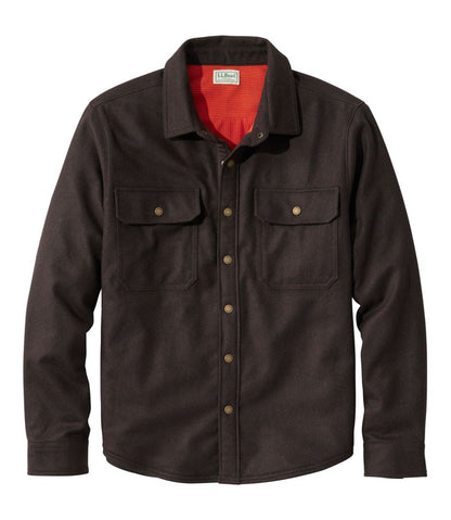 L.L.Bean | Men's Maine Guide Lightweight Lined Wool Field Shirt