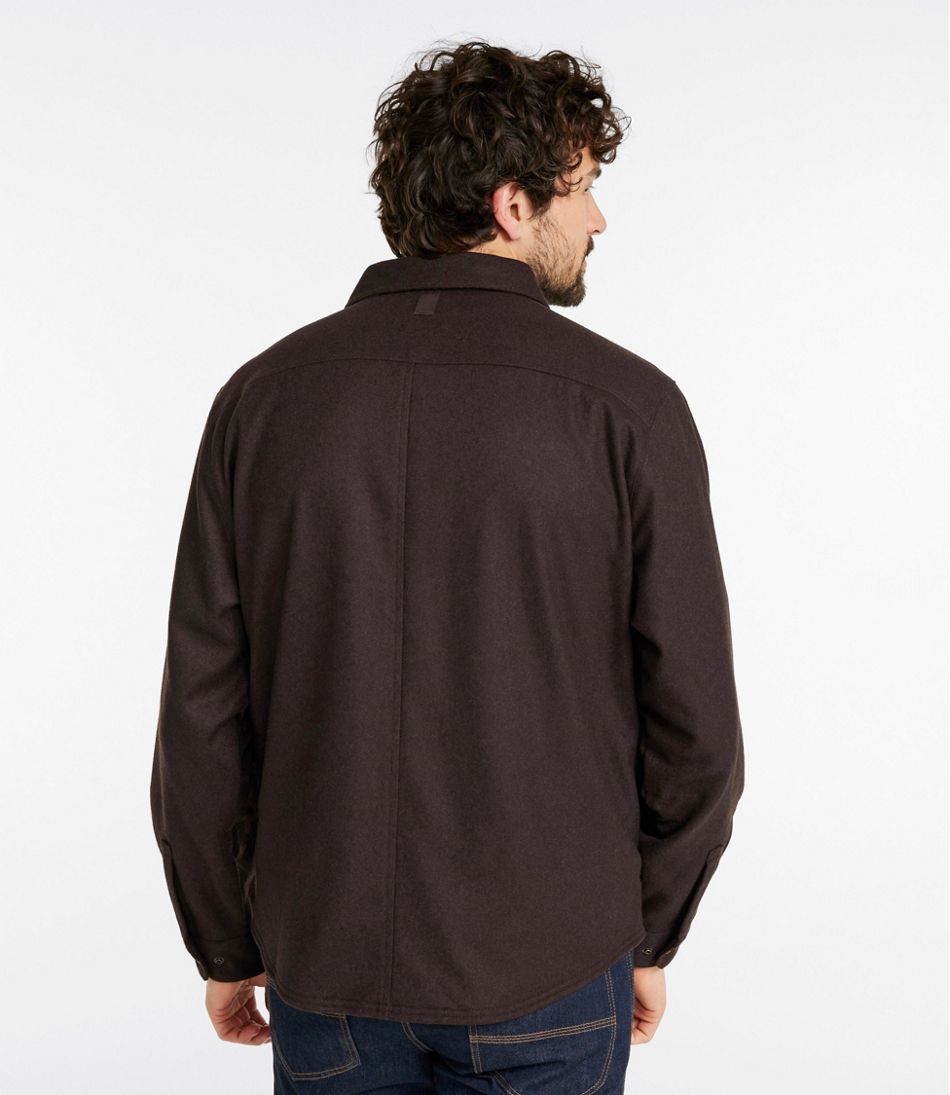 L.L.Bean | Men's Maine Guide Lightweight Lined Wool Field Shirt