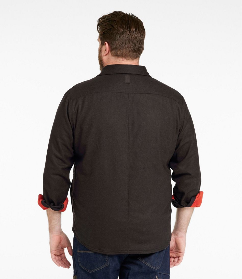L.L.Bean | Men's Maine Guide Lightweight Lined Wool Field Shirt