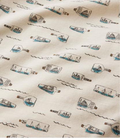 L.L.Bean | Men's Lakewashed Performance Shirts, Button-Front Shirt, Short-Sleeve, Print