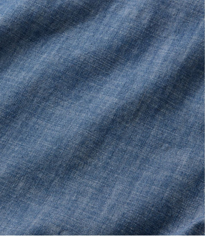 L.L.Bean | Men's Comfort Stretch® Chambray Shirt, Long-Sleeve, Slightly Fitted Untucked Fit