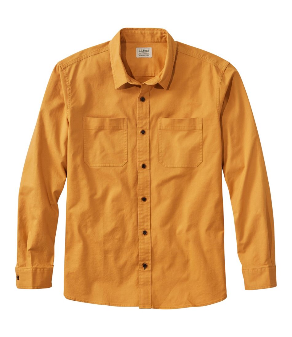 L.L.Bean | Men's BeanFlex® Twill Shirt, Traditional Untucked Fit, Long-Sleeve