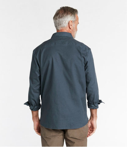 L.L.Bean | Men's BeanFlex® Twill Shirt, Traditional Untucked Fit, Long-Sleeve