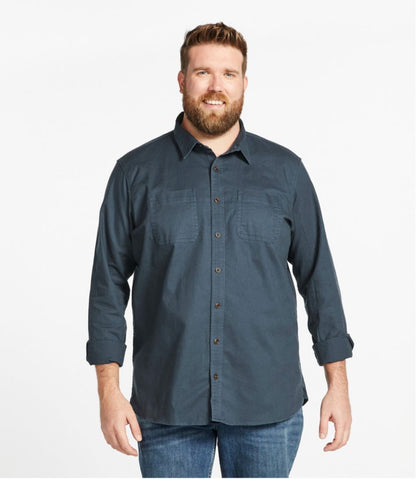L.L.Bean | Men's BeanFlex® Twill Shirt, Traditional Untucked Fit, Long-Sleeve