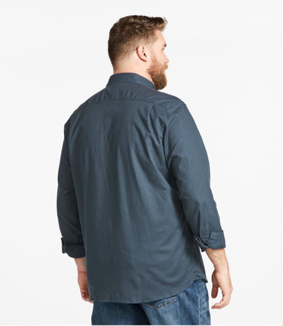 L.L.Bean | Men's BeanFlex® Twill Shirt, Traditional Untucked Fit, Long-Sleeve