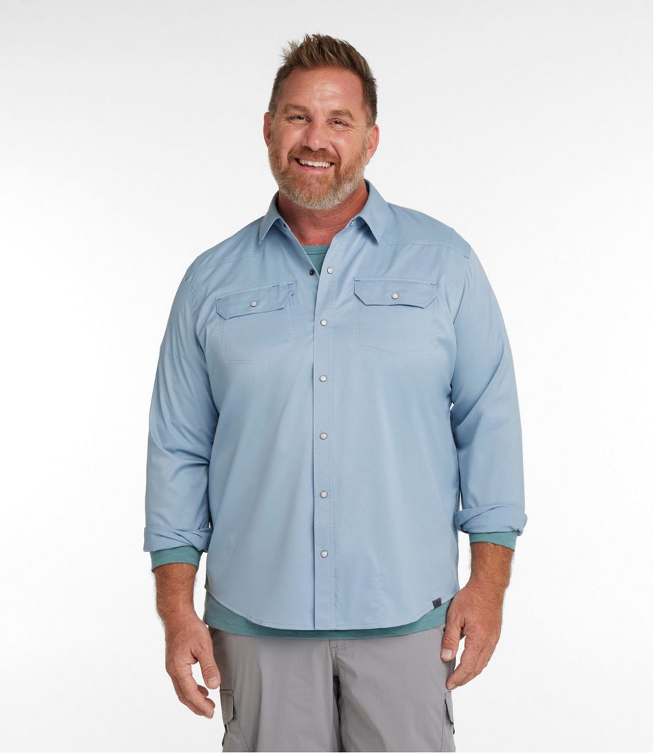 L.L.Bean | Men's West Branch Fishing Shirt, Long-Sleeve
