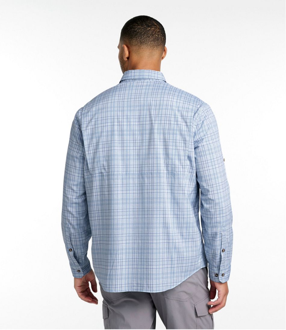 L.L.Bean | Men's Tropicwear Shirt, Plaid Long-Sleeve