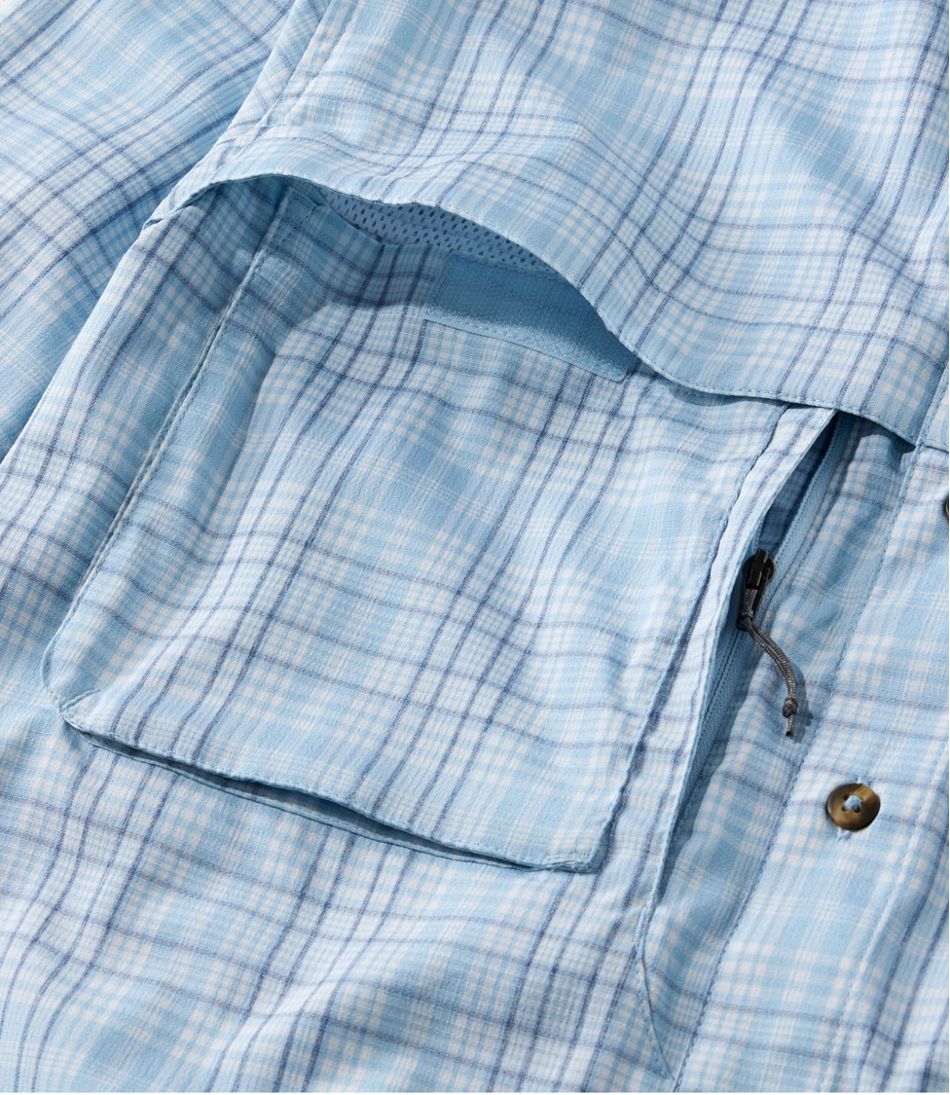 L.L.Bean | Men's Tropicwear Shirt, Plaid Long-Sleeve