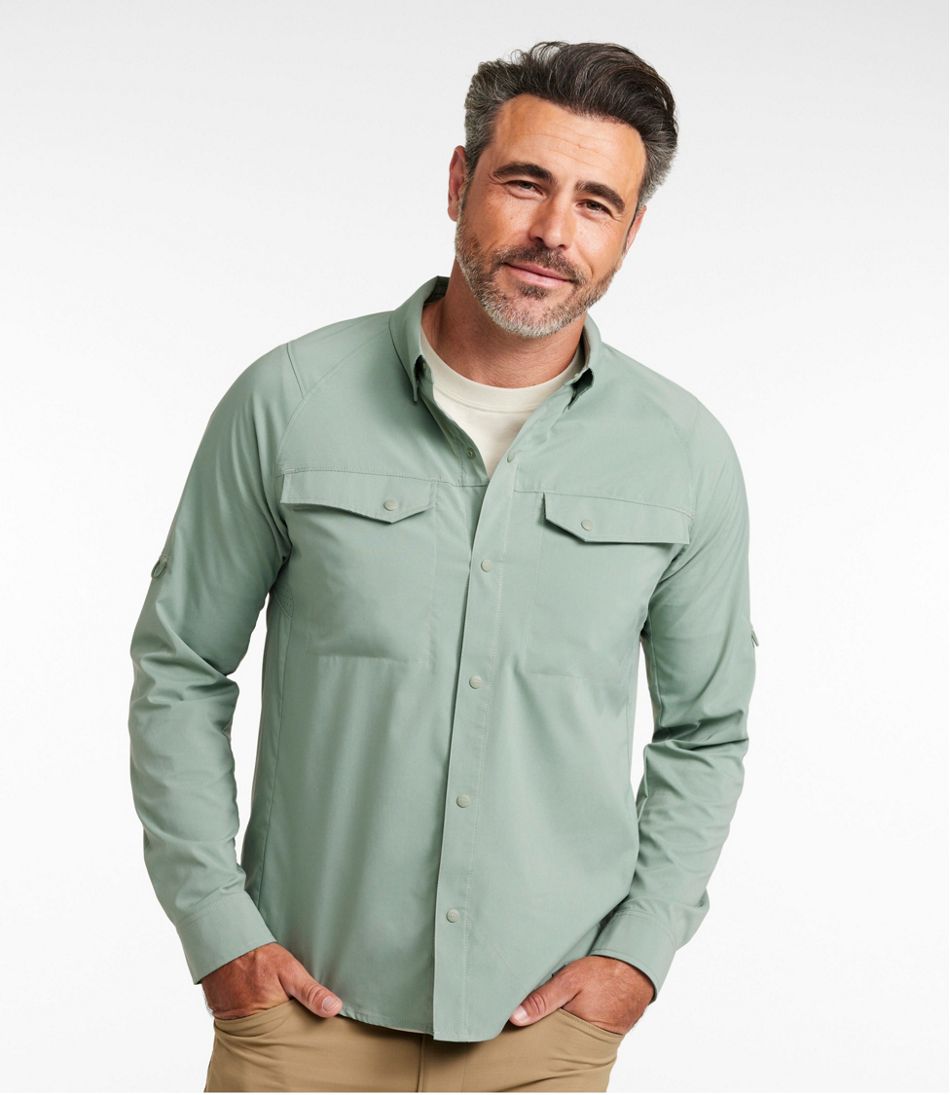L.L.Bean | Men's Tropicwear CoolPro Fishing Shirt, Long-Sleeve