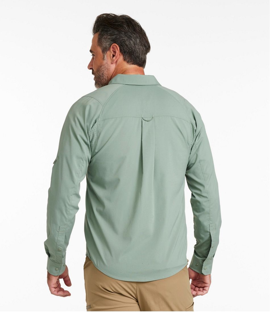 L.L.Bean | Men's Tropicwear CoolPro Fishing Shirt, Long-Sleeve