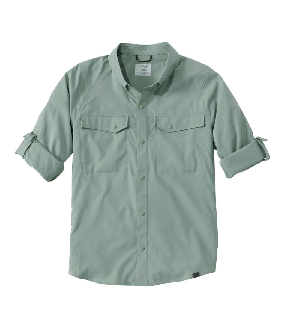 L.L.Bean | Men's Tropicwear CoolPro Fishing Shirt, Long-Sleeve