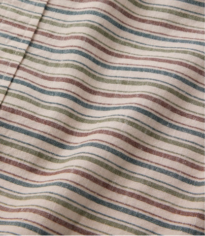 L.L.Bean | Men's Stonecoast Hemp Shirt, Long-Sleeve, Slightly Fitted Untucked Fit, Stripe